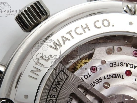 MIROTIME 0311 Reliable Portuguese Chrono IW3716 Z+F 1:1 Best Edition Red Dial on Red Rubber Strap A 7015